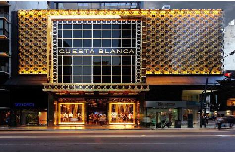 略阳门头设计与商业空间的纽带。