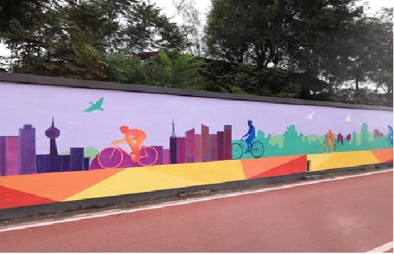 略阳墙体彩绘-围墙