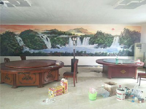 略阳墙绘-写实风景