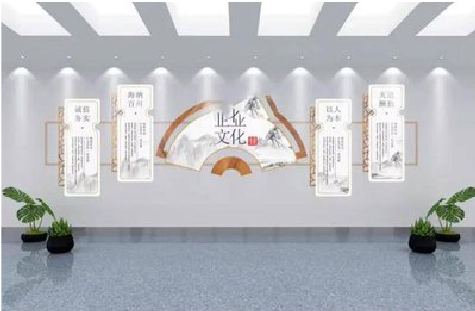 略阳企业文化墙设计的核心要素。