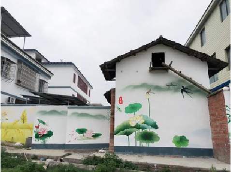 略阳室外墙绘-从选材到保养。