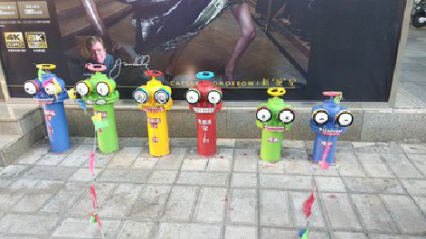 略阳商业区彩绘