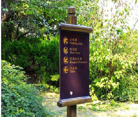 略阳标识牌与环境之间有什么关系？